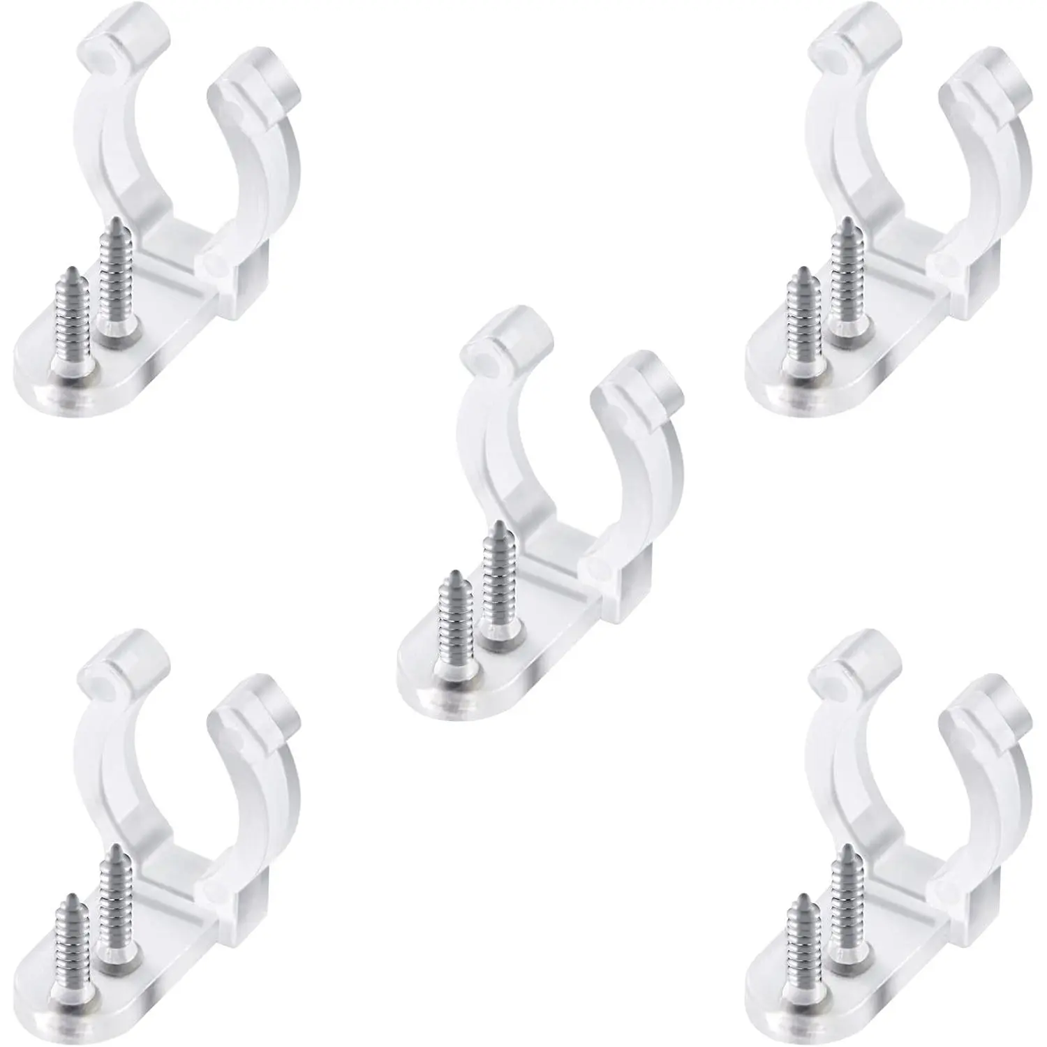 50 Pack Rope Light Clips Clear- Heavy Duty 1/2 Inch Invisible Mounting Clips for Outdoor Christmas Lights, Party LED Strips, Deck, Brick (with 100 Screws)fidget toys