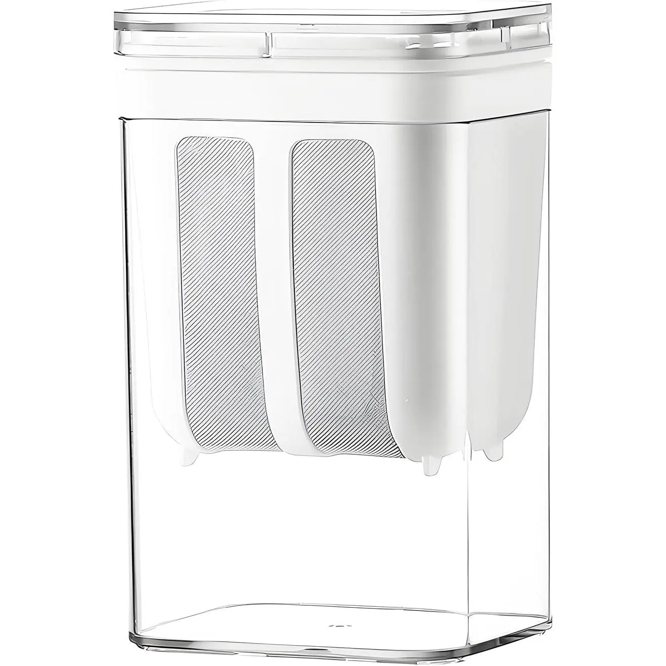 Yogurt Strainer, 1100ml Multi-use Maker for Thick Greek Yogurt, Cold Brew Coffee, and Soybean Milk - White, For Soybean Milk, Straining
