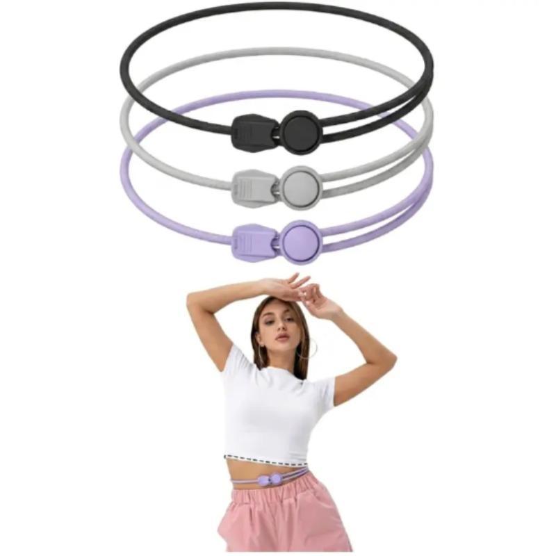 3Pcs Shirt Tuck Band Women, Adjustable Tool for Sweater and Shirts Top Size Belly Leaking Elastic Crop Bands to Change The Style of Your Tops Shirt Stays Belt