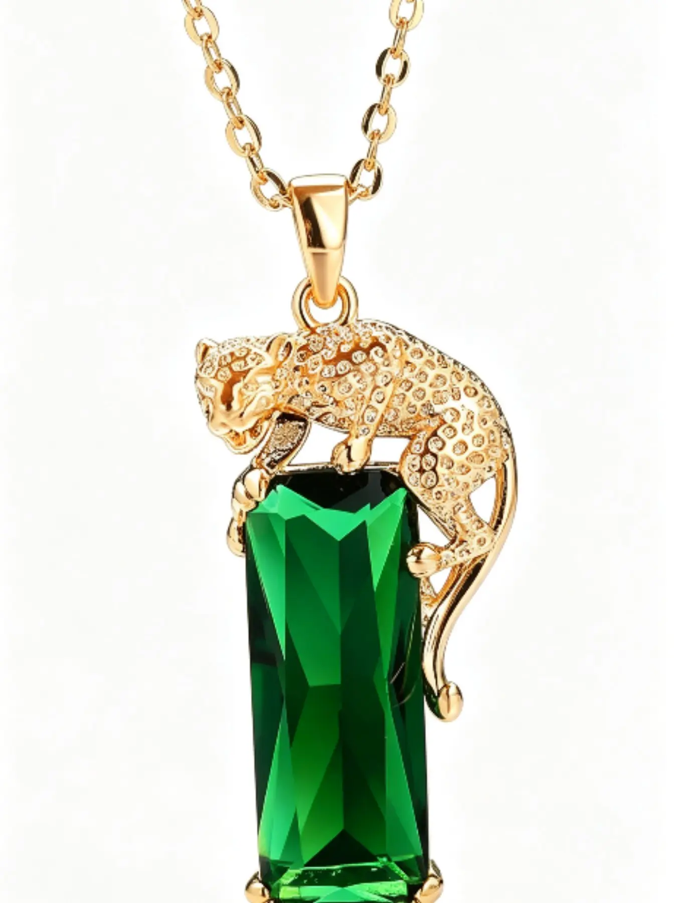 Exaggerated Leopard Pendant Necklace, Fashion Jewelry, Vintage Wild Style, Perfect for Parties, Dates, Anniversaries, Daily Wear