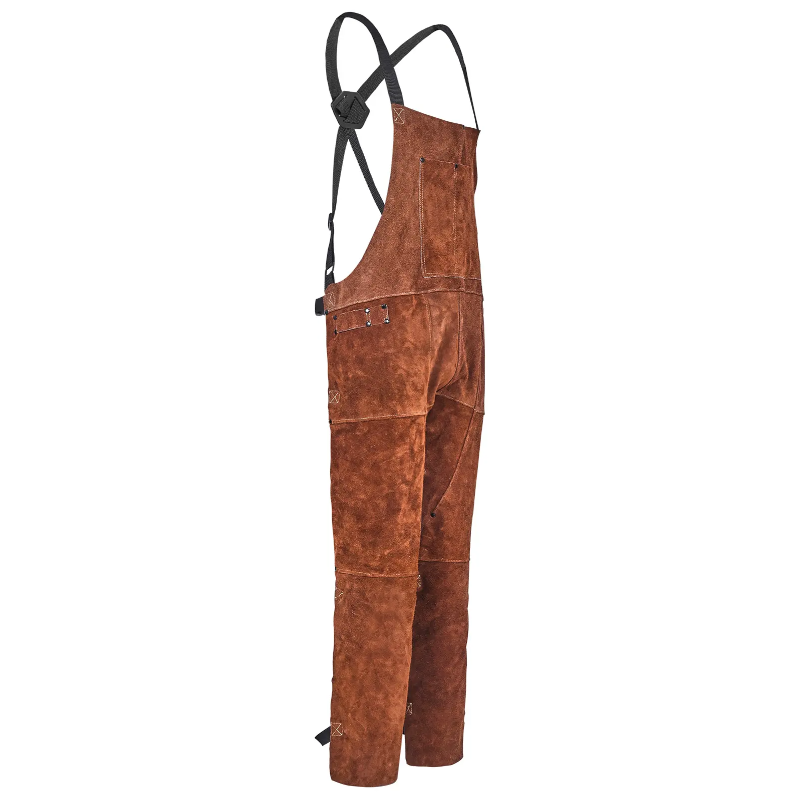 Leather Welding Apron Split Leg, Cowhide Leather Construction, Comfortable to Wear