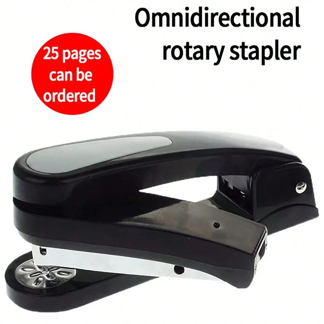 Two Color Stapler Desktop Office Home Easy-To-Use Stapler, Student Exam File Organizer, Simple High-Aesthetic Multi-Color Office Supplies, Office Filing Supplies