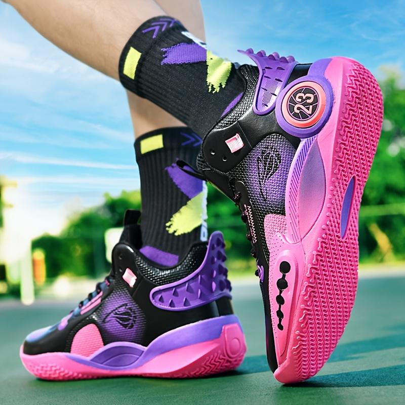 (New)Sneakers, Men's Basketball Shoes; Anti-skid And Wear-resistant Breathable Sports Shoes for Outdoor Hiking Shoes for Young Boys; Sports Competition Training Shoes for