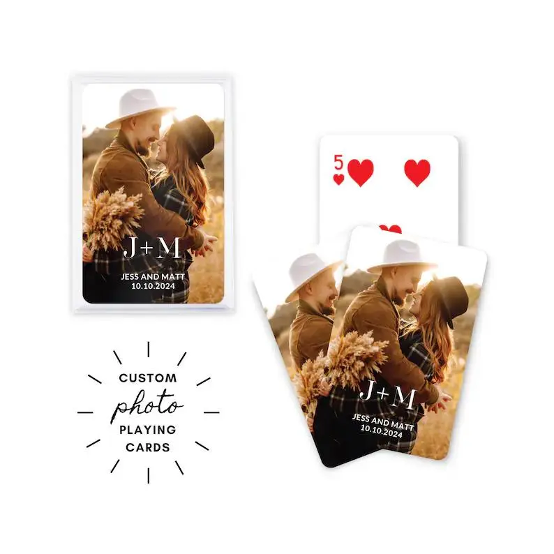 Custom Photo Playing Cards - Personalized Playing Cards - Custom Printed Deck of Cards - Wedding Playing Cards - Custom Photo Gift