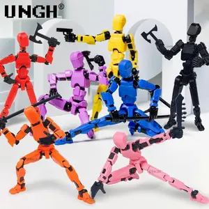 2026 hot itemUNGH Multi-Jointed Movable Robot 3D Printed Mannequin Toy 13 Action Figure Full Body Movable Robot Toys Gifts For Children