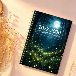 2027-2030 Monthly Planner/Calendar - January 2027 to December 2030, 4-Year Monthly Planner, Night Star Theme Cover Design Notebook, Yearly Calendar Planning, Monthly Tabs, 48-Month Calendar, 5.5 x 8.3 Inch Thickened Paper, Elastic Cover, Durable Double Wi
