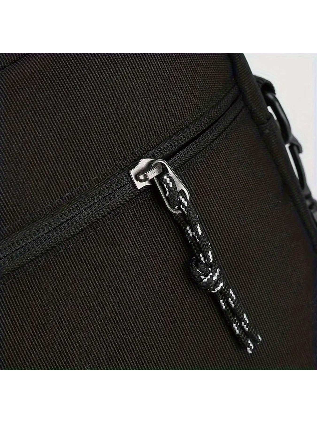 Fashion Oxford Shoulder Bag, Angry Face Print Design, Adjustable Strap Large Capacity Casual Crossbody Bag for Men & Women