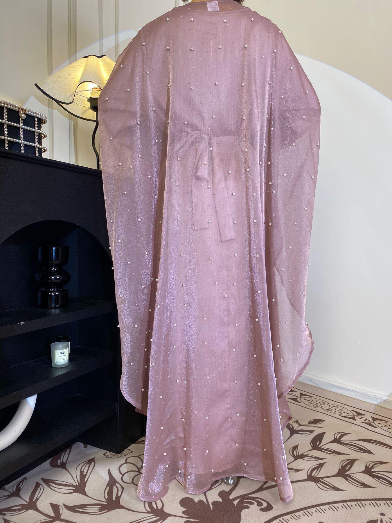 Women's Abaya & Dress Set, Abaya Hijab Set, Modest Fashion Casual Two-piece Outfits for Daily Outdoor Wear, Modesty Modern Women's Maxi Islamic Muslim Clothing for All Seasons, Modestfashion