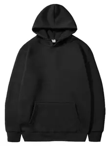American Style Long Sleeve Fleece Lined Unisex Hoodie, Casual Loose-Fit Print Top, All-Seasons Wear, Comfortable and Stylish