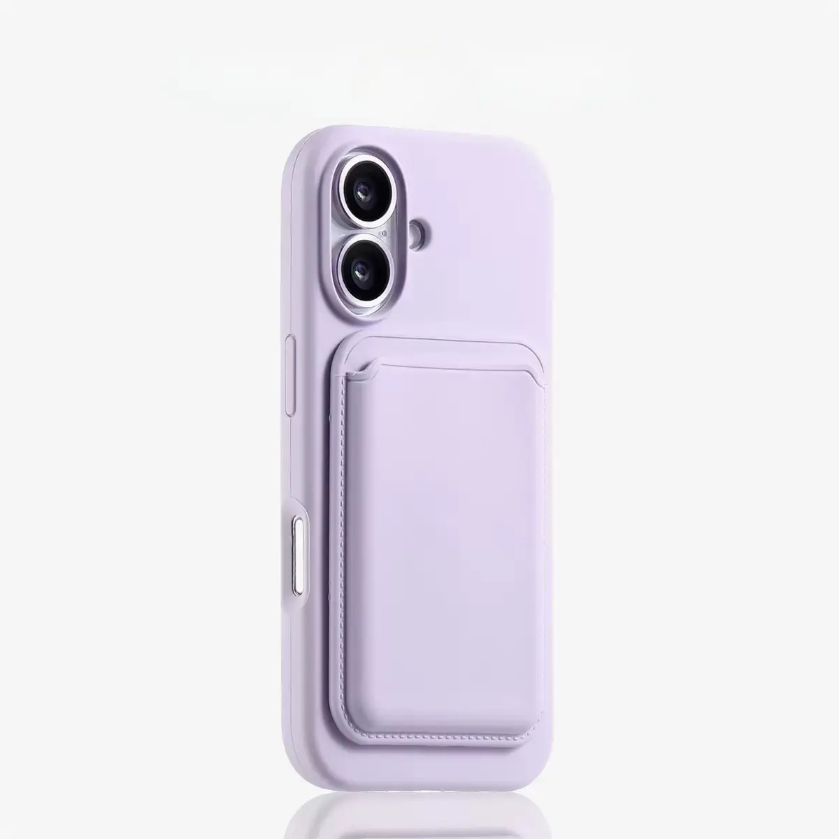 Liquid Silicone WalletPhone Case for iPhone 17 13 12 14 15 16 Pro Max 16 Card Holder Magnetic