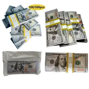 Durable Prop Money $100 Bill Set, Ideal for Party Events, Wedding Celebrations, TV & Music Video Productions, Photo Shoot Backdrops