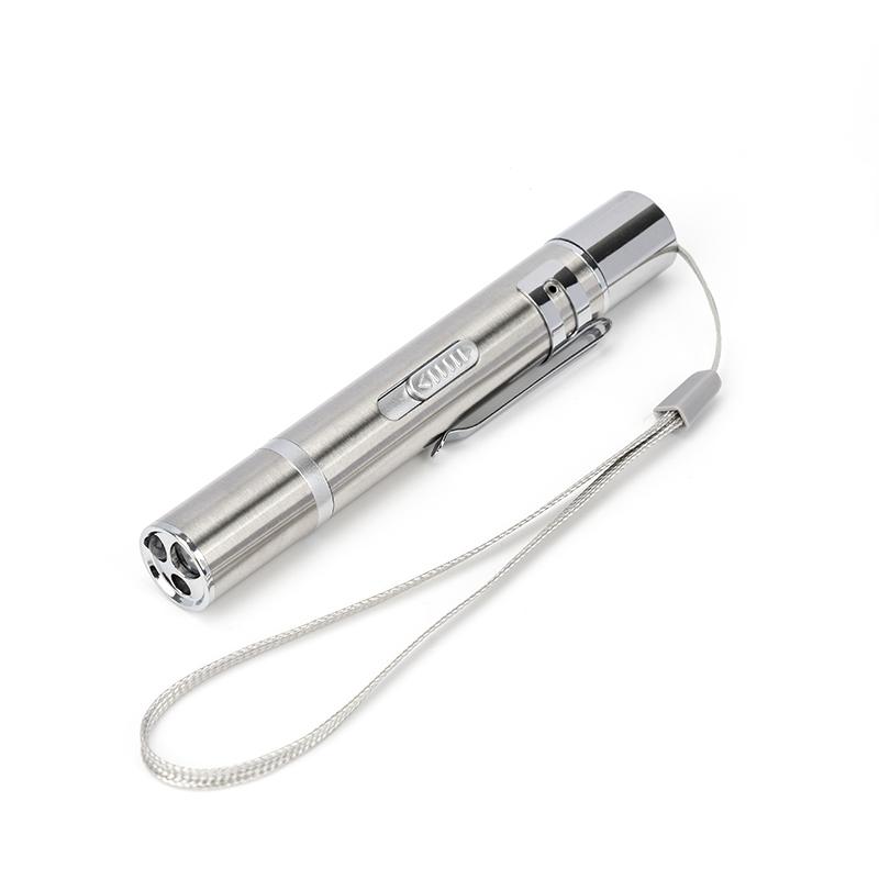 Laser Pointer Cat Toy Interactive Toys for Indoor Cats Dogs USB Rechargeable 5 Modes Lazer Projection Playpen for Kitten Outdoor Pet Chaser Tease Stick Training Exercise