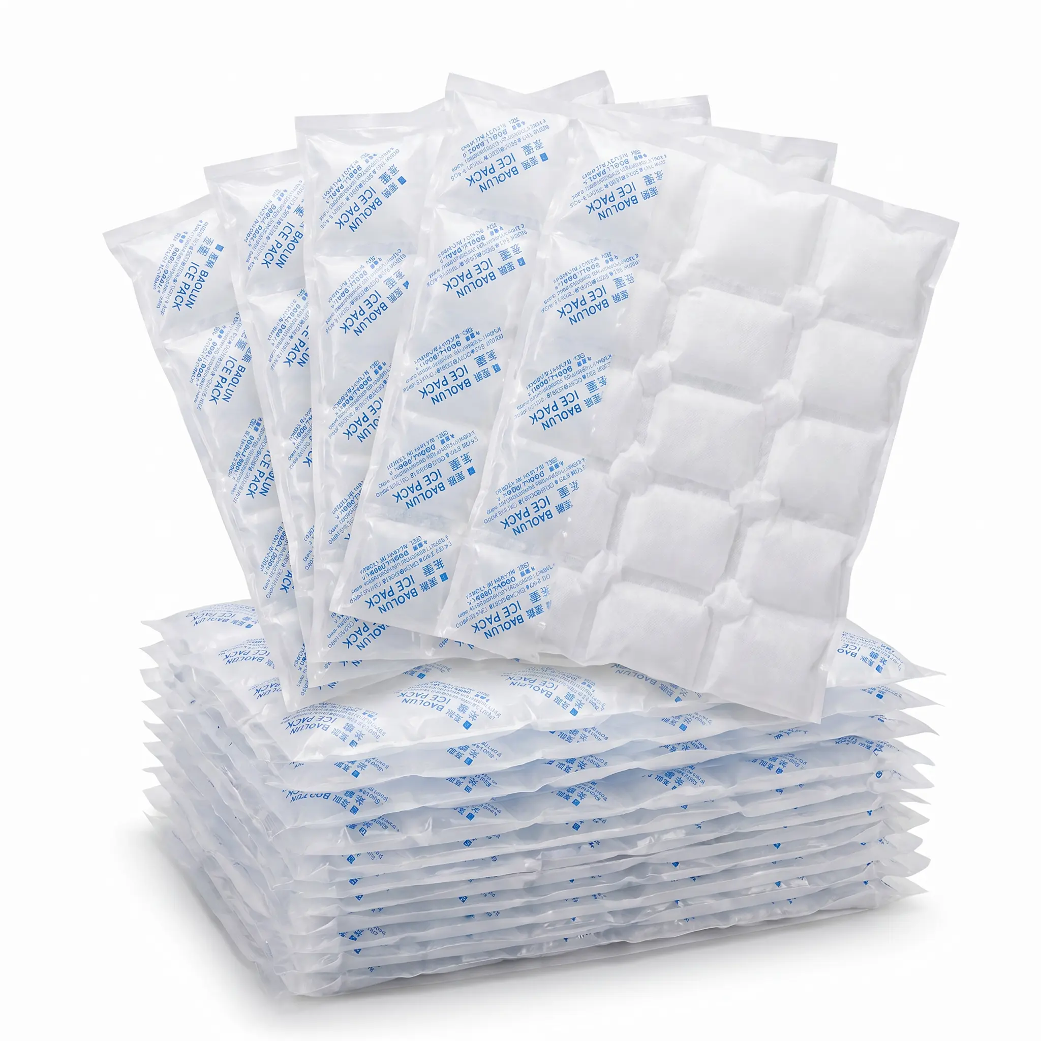 Reusable Ice Packs for Cooler Dry Ice Pack for Shipping Frozen Food & Perishables Storage & Mailing |   Leak-Proof Long Lasting Cold Freezer Ice Packs for Lunch Bags & Insulated Boxes
