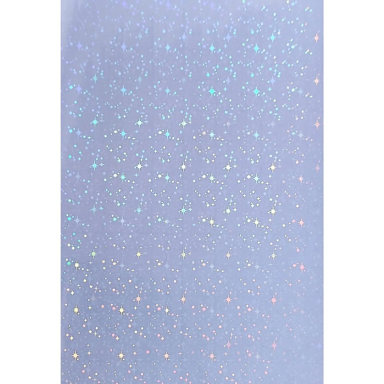 25 Sheets A4 Size Stars Glitter Holographic Cold Laminate Sheet  Overlay Laminating Self-Adhesive Sheets