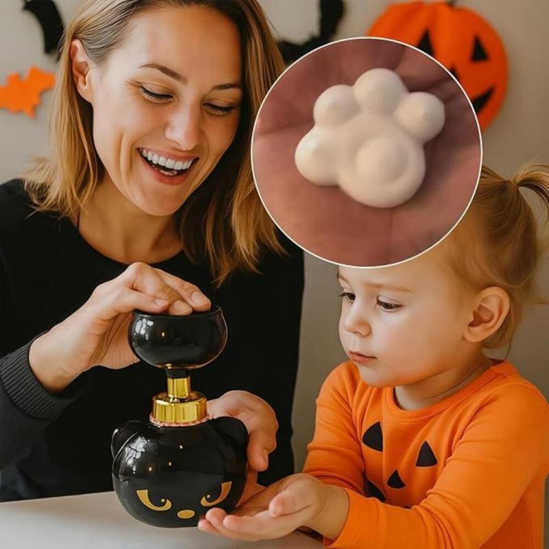 Automatic Cat Paw Soap Dispenser, Touchless Foaming Hand Wash Pump, Cute Refillable Paw Print Bottle, Fun Kawaii Bathroom Decor, Cat Lover Trending Gift