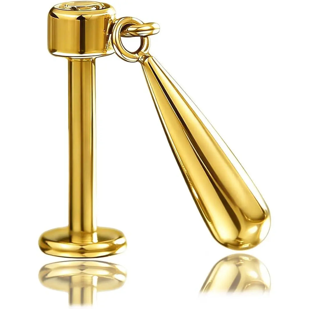 23G Cartilage Earrings for Women Helix   Titanium Flat  Earrings Drop Pendant Forward Helix Lobe Rook Tragus Earring
