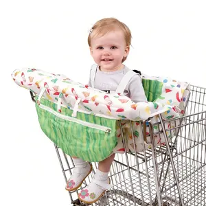 Shopping Cart Seat Cushion, High Chair Cover, Pushcart Protection Pad, Comfortable and Durable, Ideal for Kids' Use