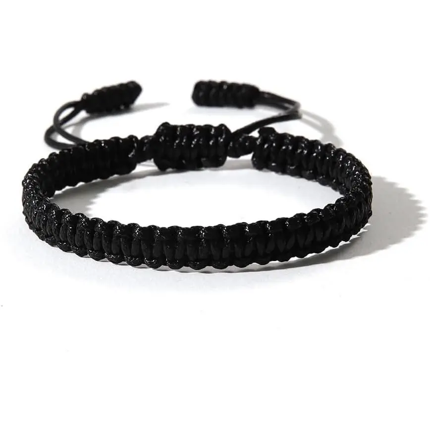 Boho Surfer Bracelets  Knitted String Rope Braided Adjustable Anklets Summer Friendship Yoga Kabbalah Protection  Beach  for Couple Women Men