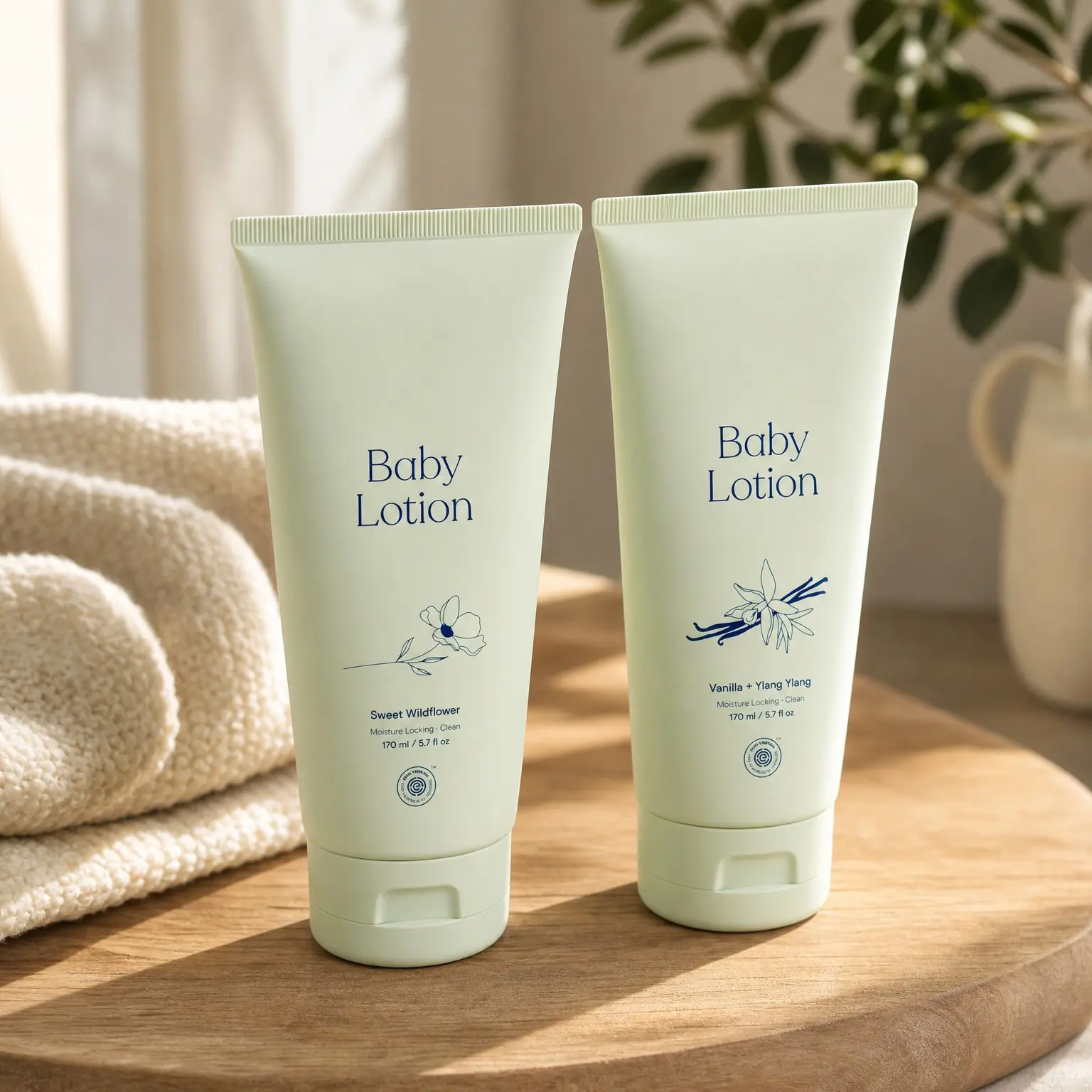 Scented Discovery Duo Baby Lotion, Pack of 2 – Sweet Wildflower & Vanilla + Ylang Ylang, Gentle for Newborn, Sensitive Skin & Kids, Non-Toxic, Hypoallergenic(Gift)