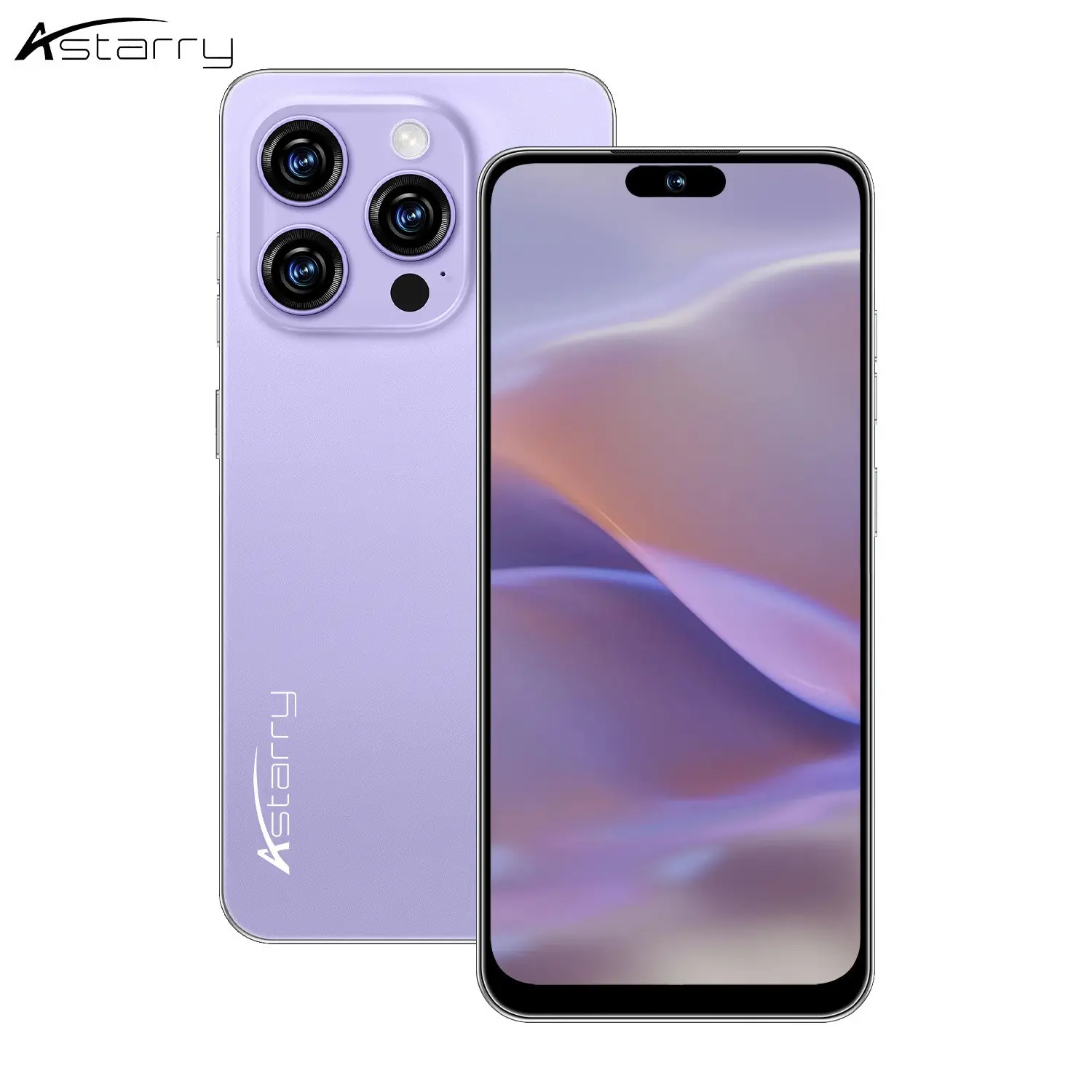 Astarry-New 16 Pro Max Smartphone, 6.93-Inch HD Display, 5mp+13mp Camera, 4g Memory, 64GB Storage, 4100mah Battery, Dual Sim, Android 10.0
