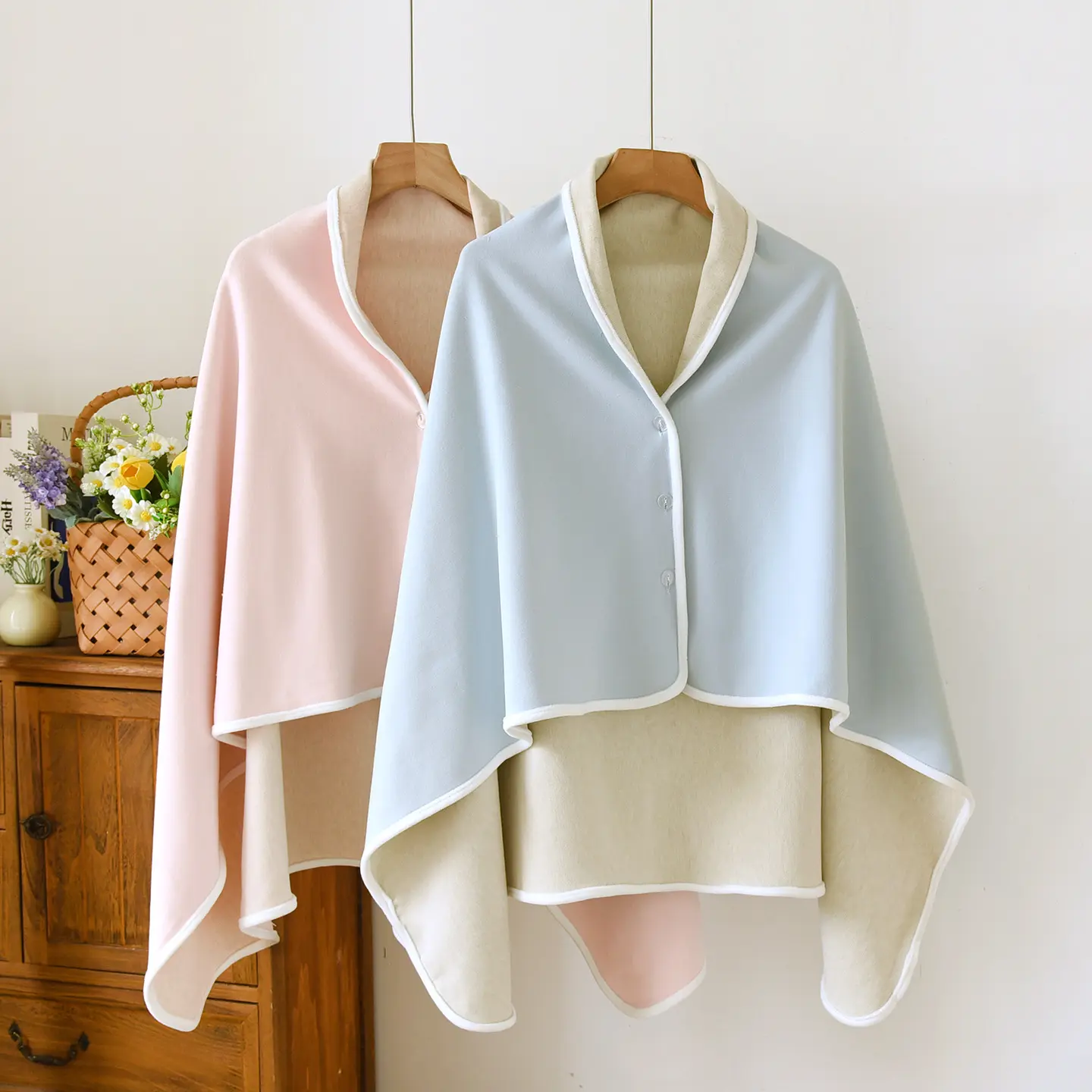 Women's Polyester Knit Postpartum Shoulder Warmer Scarf - All-Seasons Cape-Style Thermal Warmth Lightweight Nursing Cover, Ideal for Cold Office AC, Fall/Winter Layering