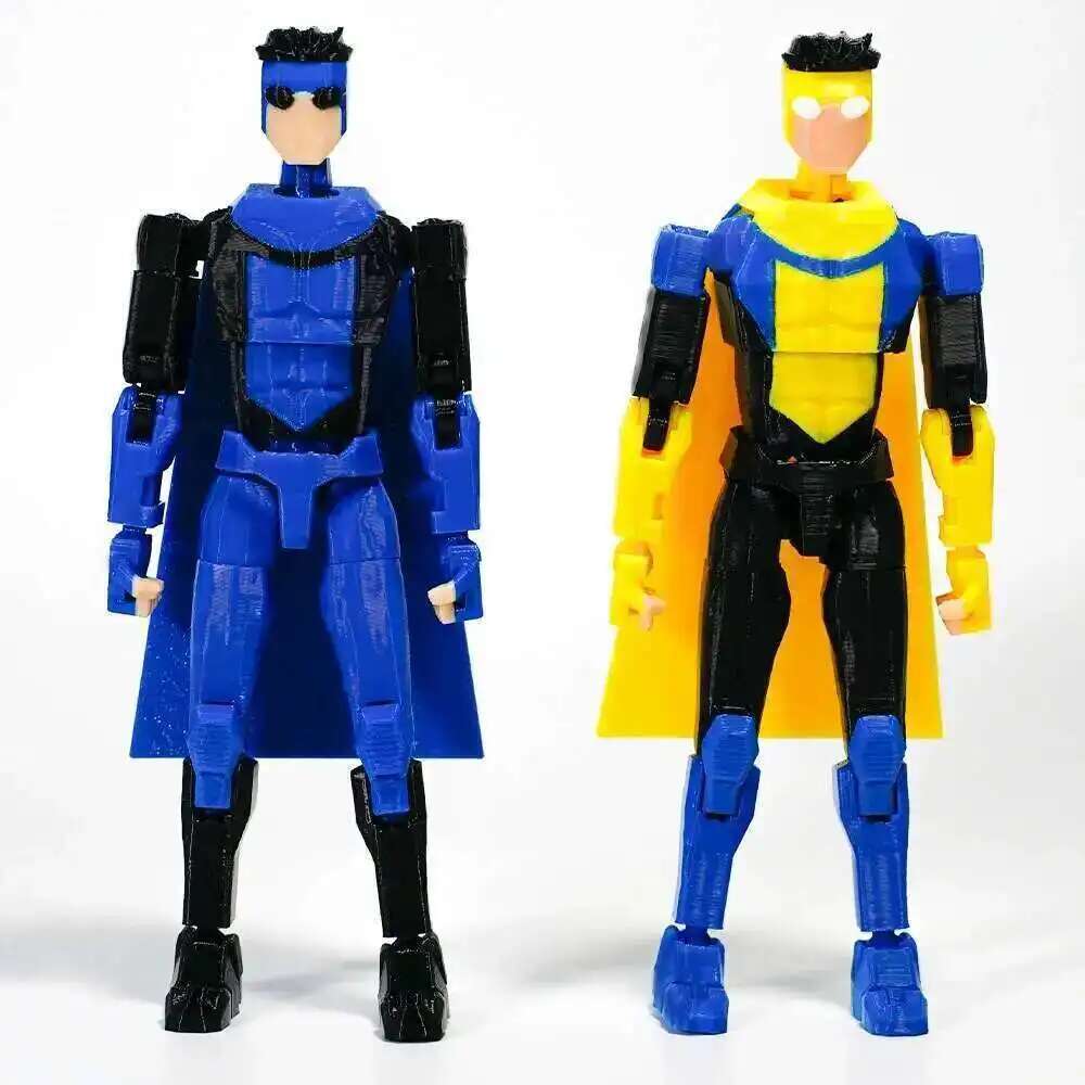 3D Printed Superheroes Invincible 2.0 Anime Multi-Jointed Shapeshift Toys Action Figures Mannequin Model Ornaments Gifts