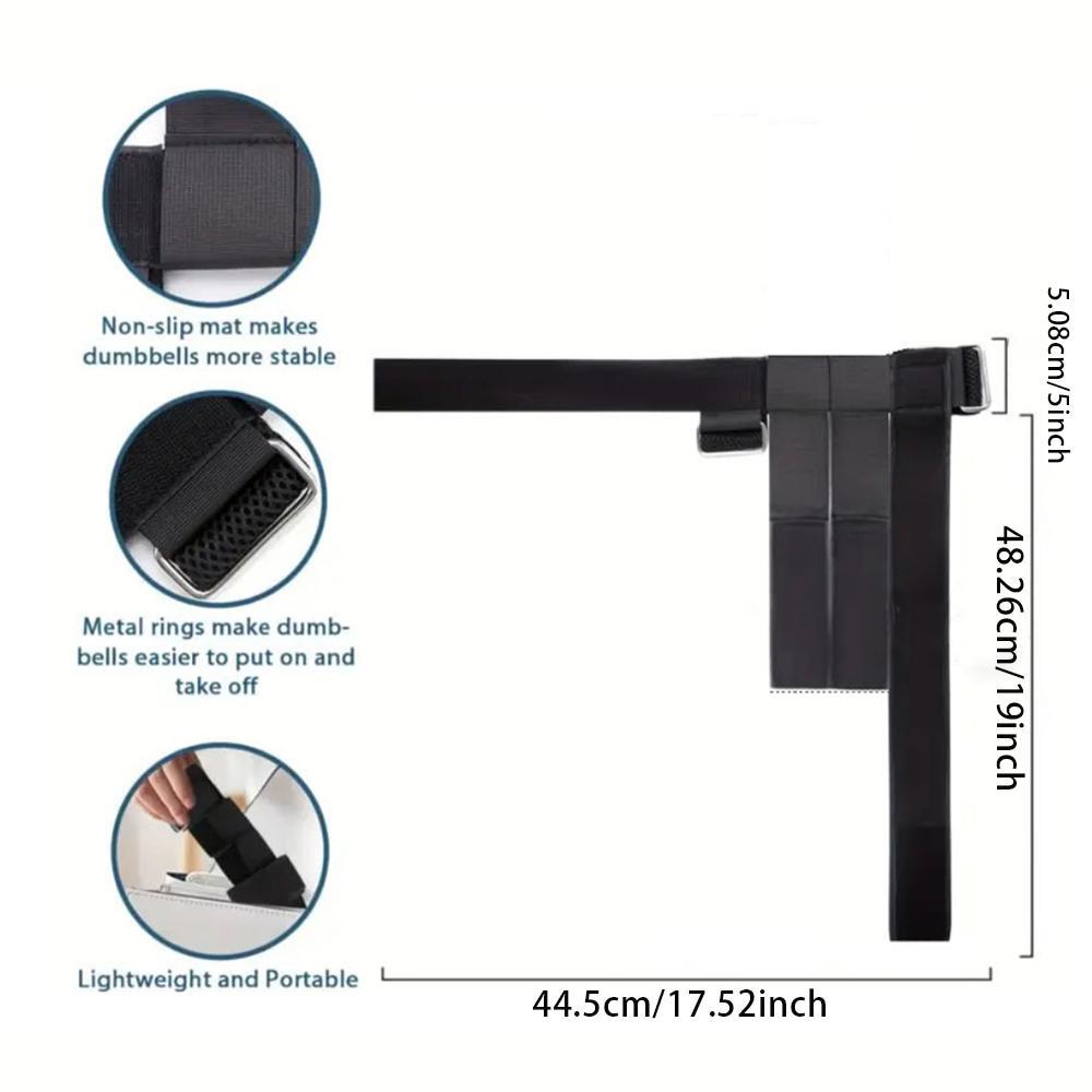 Adjustable Ankle Weight Dumbbell, 1 Count Ankle Weights for Women & Men, Adjustable Weights Dumbbells, Home Leg Exercise Equipment, Fitness Equipment for Home Gym