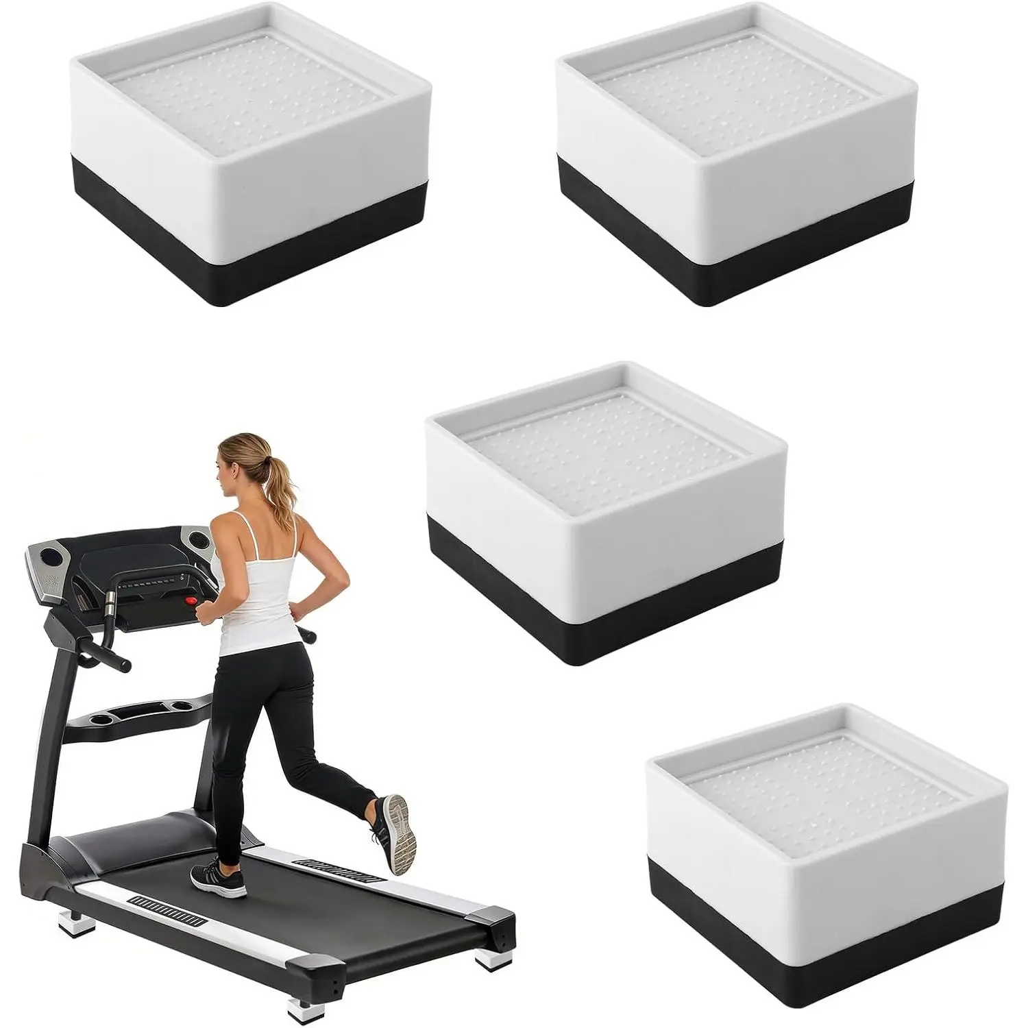 4 count Treadmill Incline Riser Blocks, Walking Pad Incline Blocks