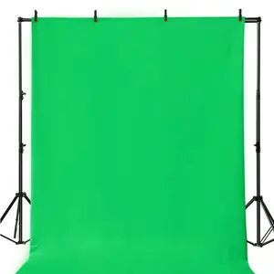 Screen Background, Chroma Key Photography Backdrop, Ideal for Studio Shoots, Video Recording, Live Streaming, Zoom Meetings, Content Creation
