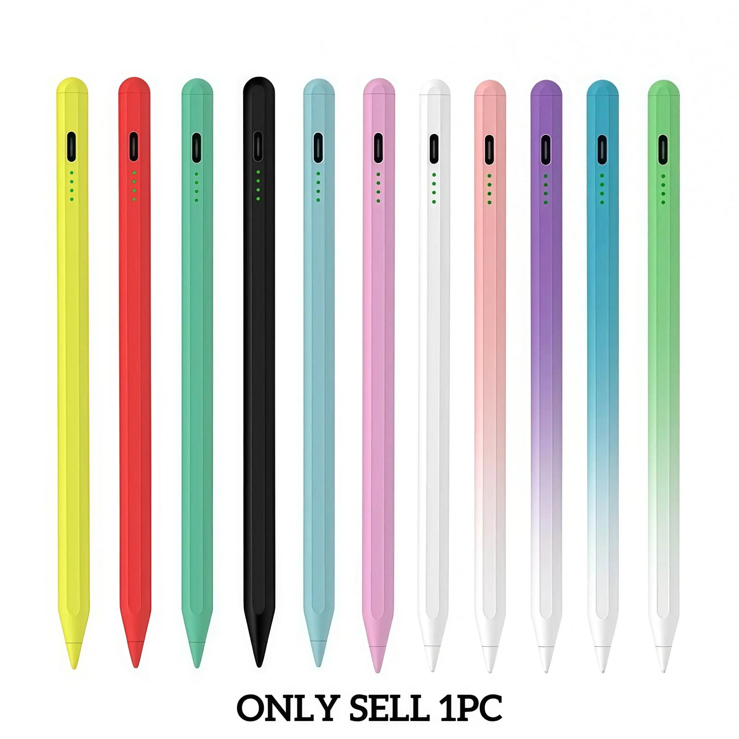 New Apple Compatible iPad Stylus, Fast Charging Touch Pen, Supports Tilt Sensitivity, Magnetic Attachment, Anti-Mistouch Design, for iPad Gen 6-10, Pro, Air, Mini Series