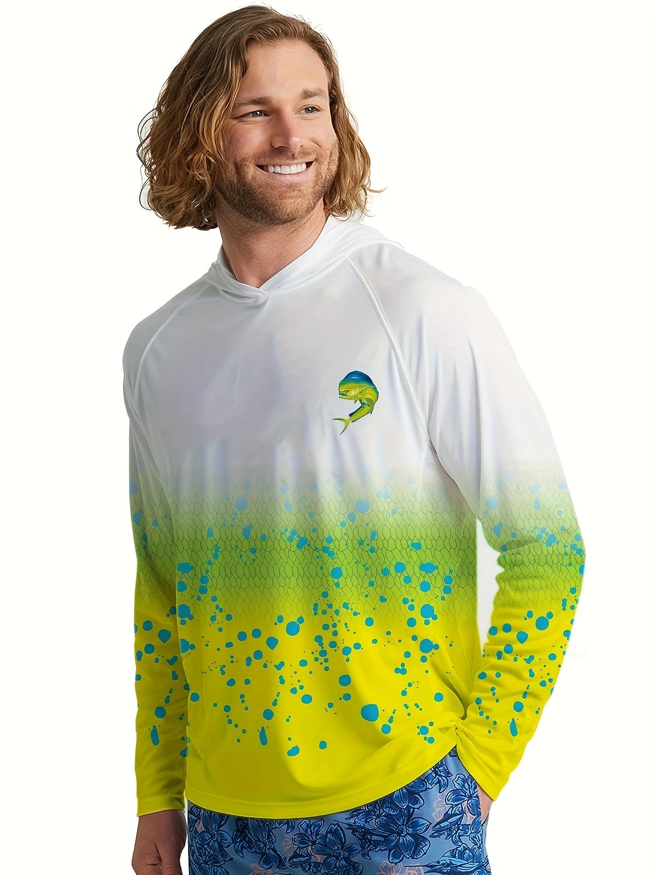 Long-sleeved hooded protective fishing shirt – sailing apparel, fishing sweatshirt and fishing gear