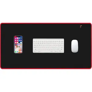 Gaming  Pad XXXL/Extended Large Mat Pad 36"x16.5" GLTECK Mousepad Long Non-Slip Rubber Mice Pads Stitched Edges with Portable Bag