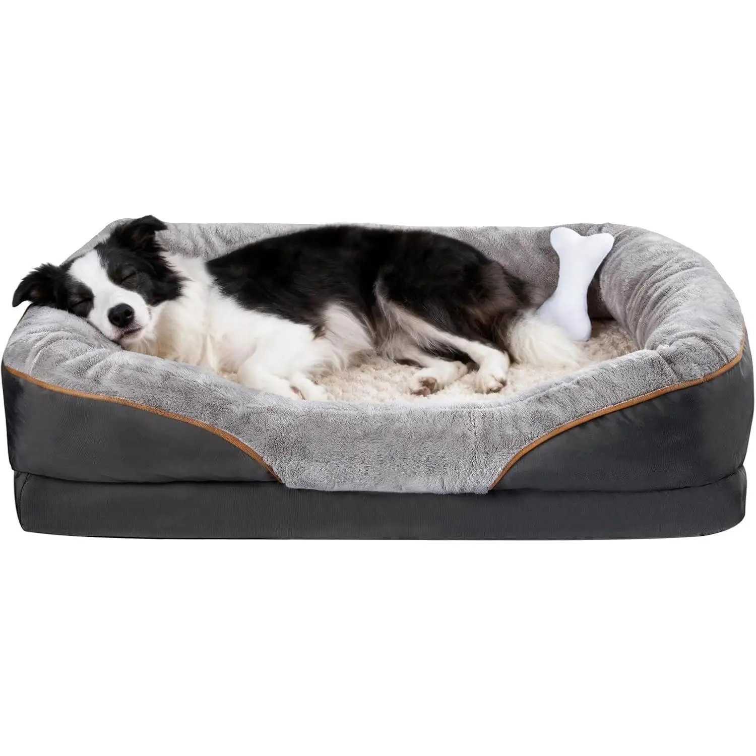 Large Memory   Bed,   Bed & Sofa with Removable Washable Cover and Squeaker  as