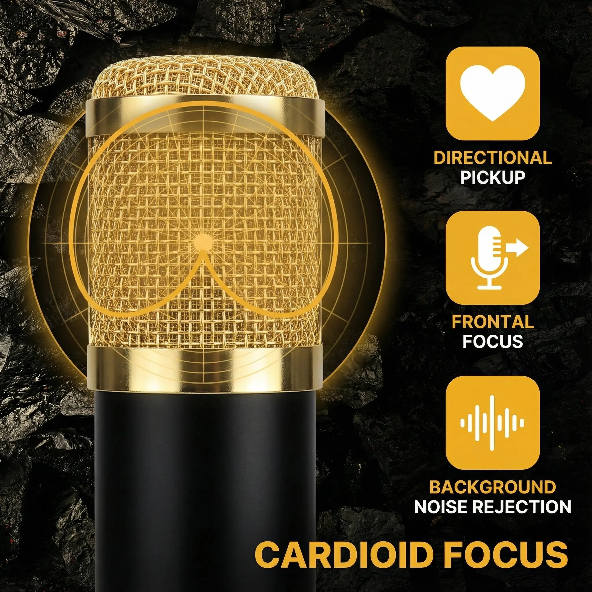 Bm800 Condenser Microphone Set, / Options, Shock Mount Included, Plug & Play, Ideal for Podcasts, Gaming, Streaming, Podcast Equipment Kit