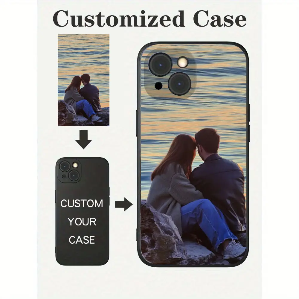 Phone Case - iPhone Customized Personalized Photo DIY Phone Case 17 16 15 14 13 12 11 Pro Max Plus Multicolor Case Gift