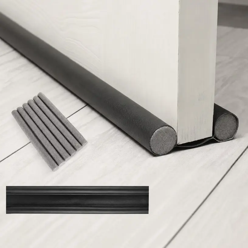 Door Seal Strip for Bedroom Door, Ultra Quiet Soundproofing Door Gasket, Wind Barrier Door Bottom Strip, Window Draft Stopper