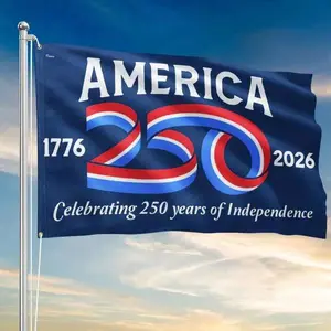 250th Anniversary Flag of the United States of America 2026 Patriotic American Flag - Commemorate 1776-2026 New Year Decor Printed 3x5 USA Anniversary Flag Freedom U.S 2026
