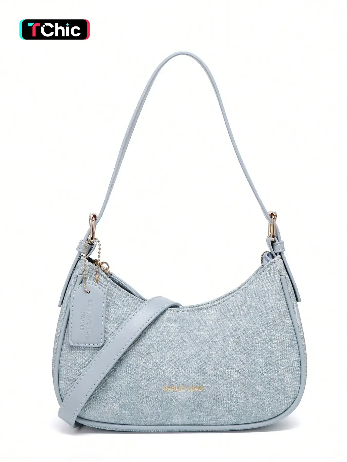 Classic Women's Crescent Moon Shoulder Bag, Fashion Crossbody Bag, Elegant Commuter Bag, Lightweight Large Capacity, High-Quality PU Leather, Half Moon Bag, Crossbody Shoulder Handbag, Fashion Bags