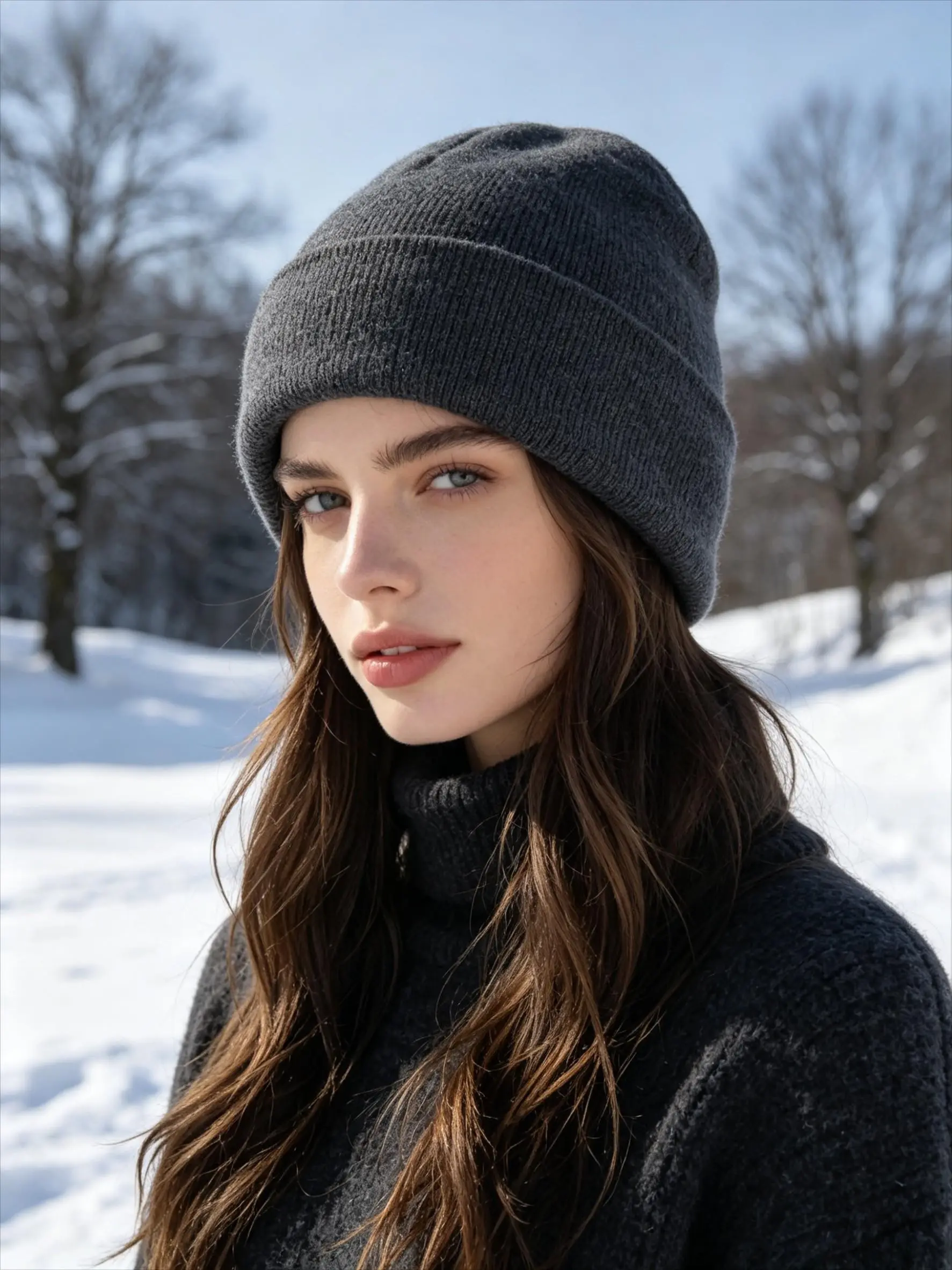 Autumn Winter Korean Style Solid Color Knit Hat, Casual Versatile Beanie, Couple Street Fashion Warm Cold Weather Cap