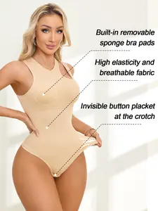 Shaping Shapewear Bodysuit, Boosts Chest and Butt, Tummy Control, Waist Cinch, Single Piece, Five Colors, S-Xl