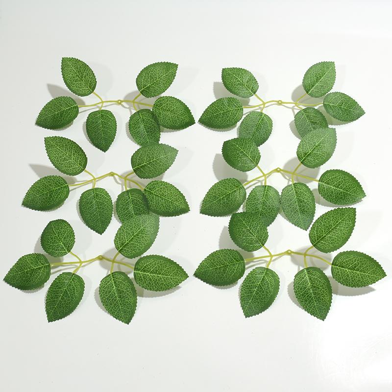 25pcs/Lot High-Grade White PE Rose Artificial Flower Head With Stem DIY Bouquet Wedding Party Decoration Scrapbook Supplies