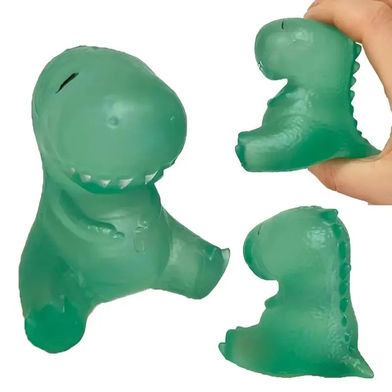 Cute Green Dinosaur Squishy Toy Soft Slow Rebound Anti-Stress Fidget Toy Stress Relief Squeeze Toy For Adults Decompression Gift