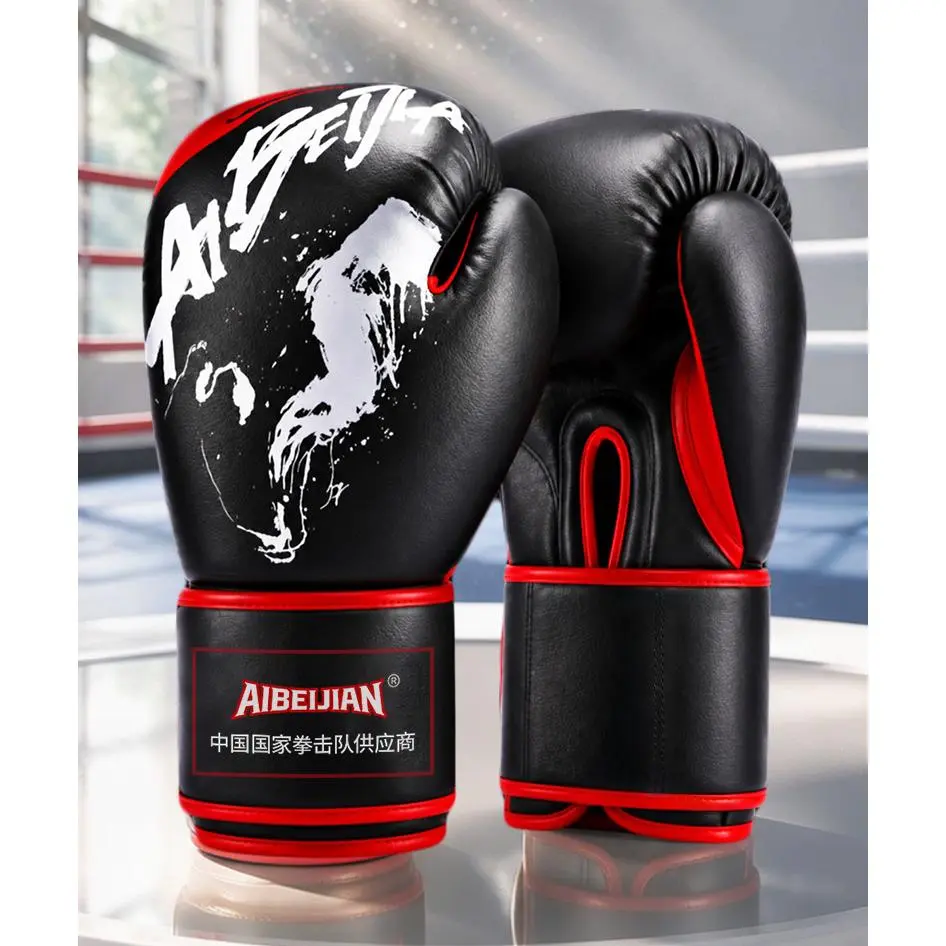 Adult Professional Boxing Gloves 6-14oz for Sparring, Training, and Competition