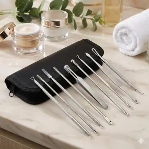 Gentle Acne Tool with Anti-Slip Handle for Precise Pressure. Prevents Skin Barrier Damage, Reduces Redness & Scarring. Daily Pimple Care for Clear, Smooth Skin. Enhances Control, Minimizes Irritation. Practical Skincare Essential.