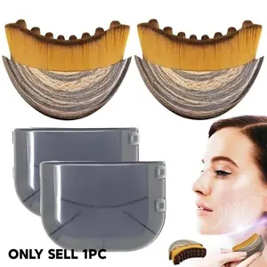 New Lymphatic Contour Facial Brush, Dry Face Cleaning Tool for Lymph Drainage Massage, Ergonomic Design, Relaxing and Shaping Jawline, Facial Care Tool, Facial Sculpting Tool, Home Beauty Tool