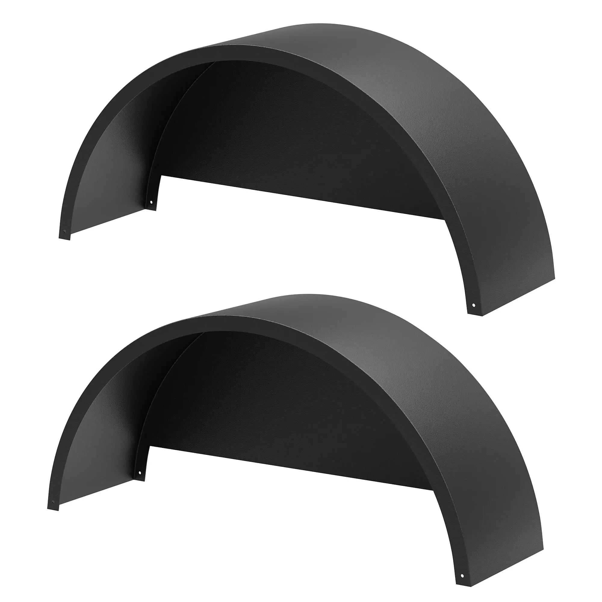 Single Axle Trailer Fenders,Fits for 14”to 16" Wheels - 32” x 9” x 15”, 2 Pack Trailer Fenders with Fenders Backs Replacement