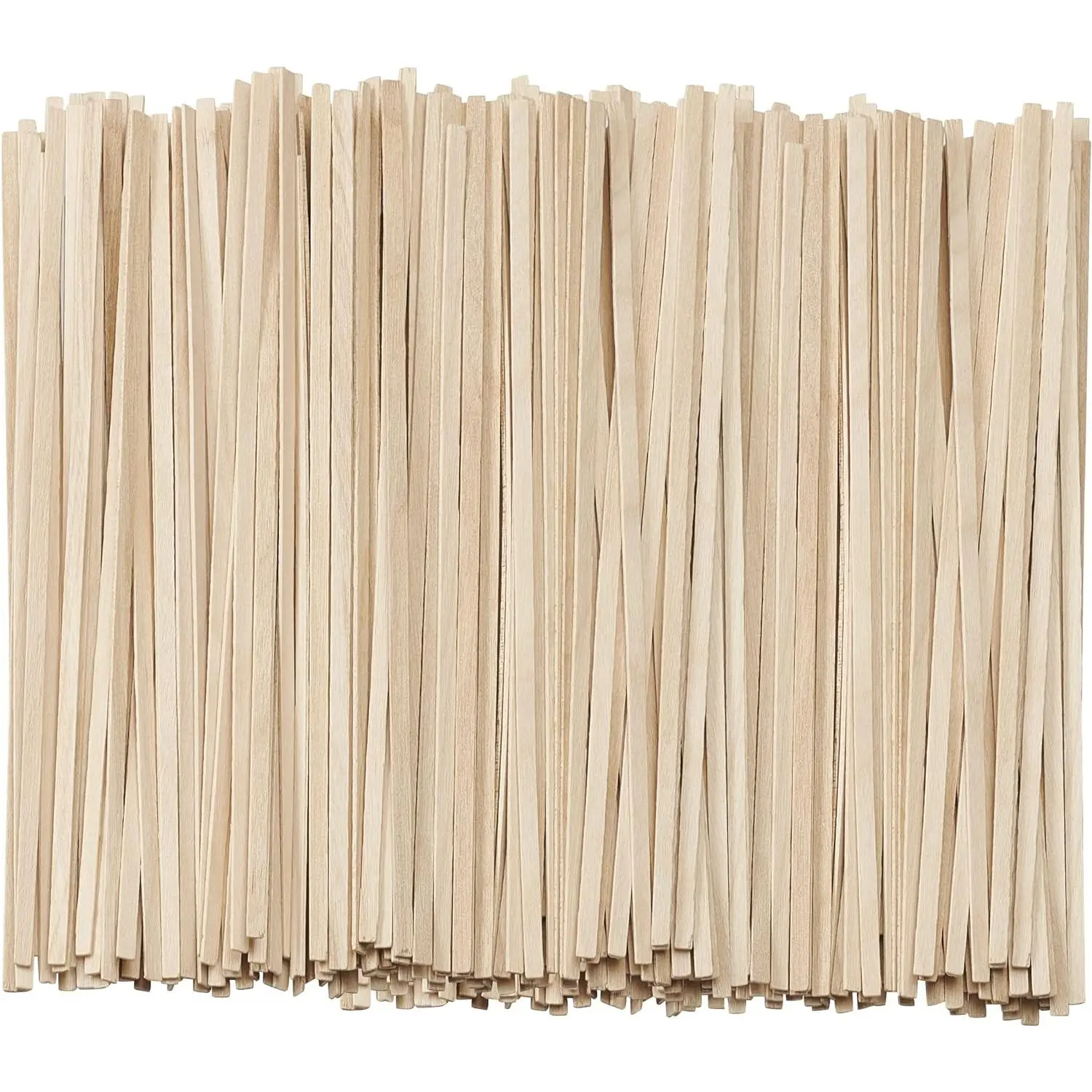 [1000 Count] 5.5 Inch Wooden Coffee Stirrers - Wood Stir Sticks, Biodegradable, Eco-Friendly Wood Stirrers for Coffee & Cocktails
