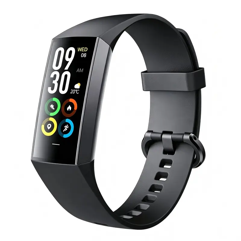 IP68 Waterproof Smart Fitness Band Sleep Tracking Heart Rate Monitor 14 Days Battery Sport Tracker Bracelet