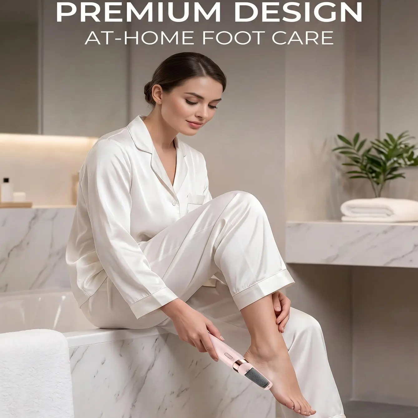 2026 Electric Foot Exfoliator, Rechargeable Foot Scrubber, Electronic Foot File, Pumice Tool, Pedicure Tool, Removes Dry Skin, Smooths Feet