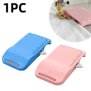 Magnetic Sewing Ruler with Scale and Thread Cutter, Third Generation Multi-Function Sewing Tool Set, Flat Magnetic Edge Guide, /blue, Sewing Accessories And Supplies, Sewing Products